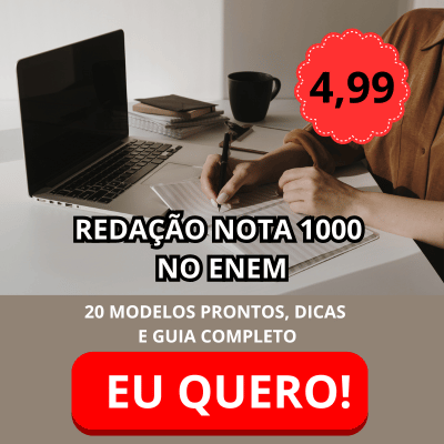 20 modelos de redação nota 1000 enem com guia e dicas