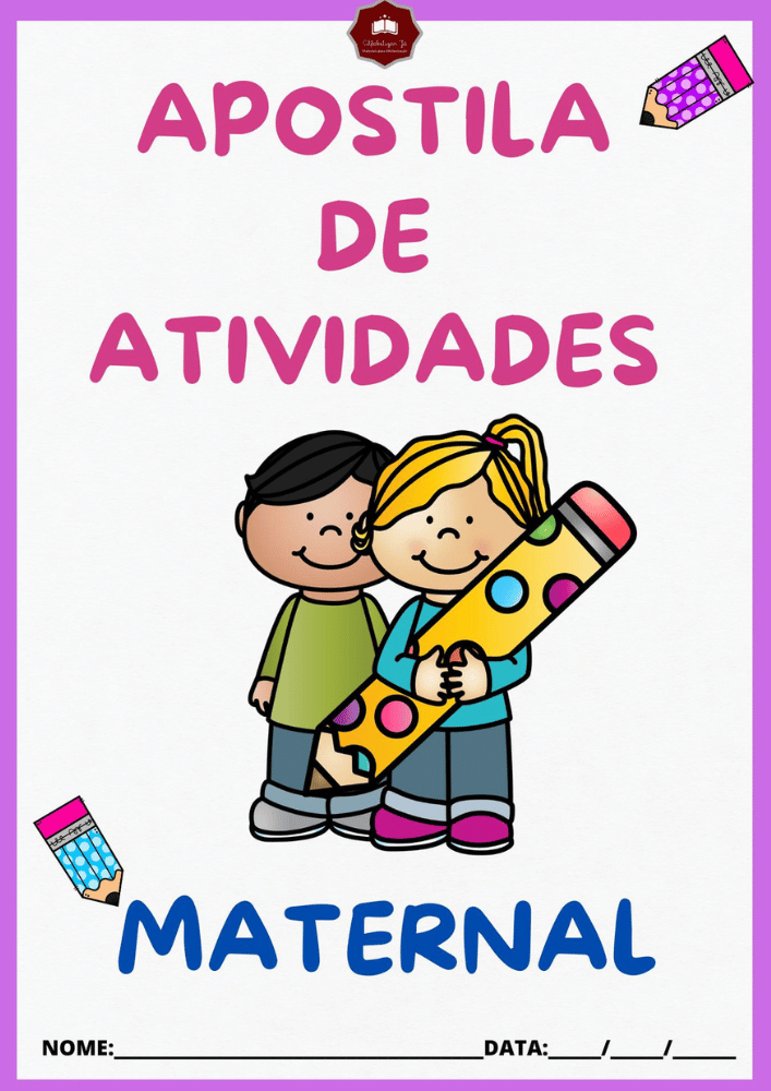 A apostila de atividades para maternal