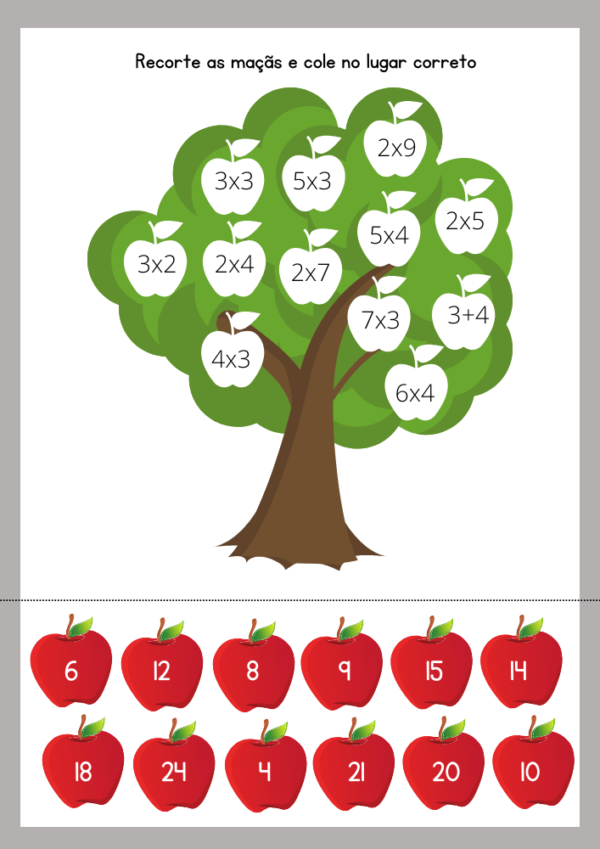 Atividades de Multiplicação 2º Ano Com Desenhos