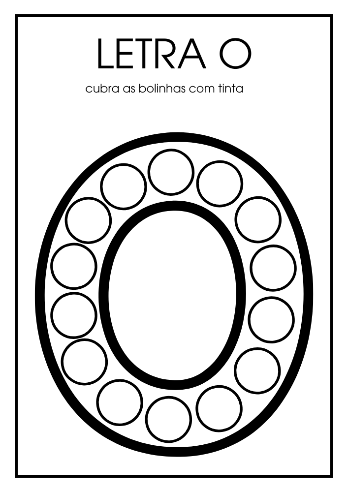 Atividade para educação infantil infantil 3 anos letra a O