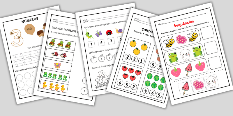 Atividades matemática educação infantil imprimir 5 anos pdf