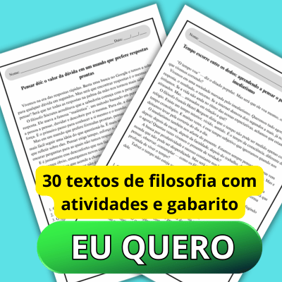 texto de filosofia com atividades para ensino medio pdf