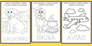 Alfabeto para colorir e cobrir educação infantil pdf imprimir (1)
