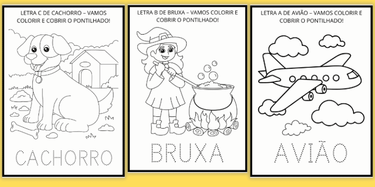 Alfabeto para colorir e cobrir educação infantil pdf imprimir (1)