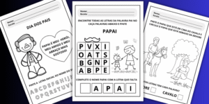 Atividades Dia dos Pais PDF imprimir infantil