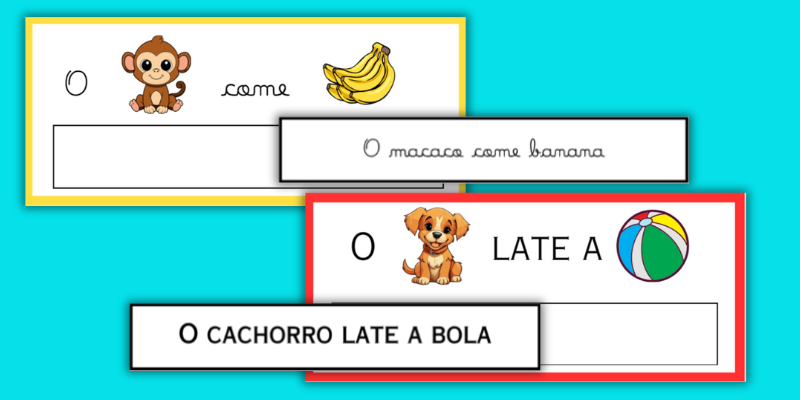formação de frases pdf para impressão