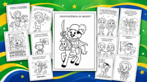 imagens independência do Brasil para colorir