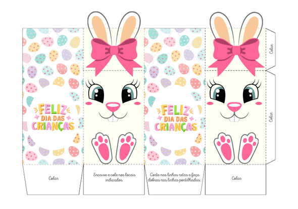 lembrancinha dia das crianças imprimir caixinha colorida
