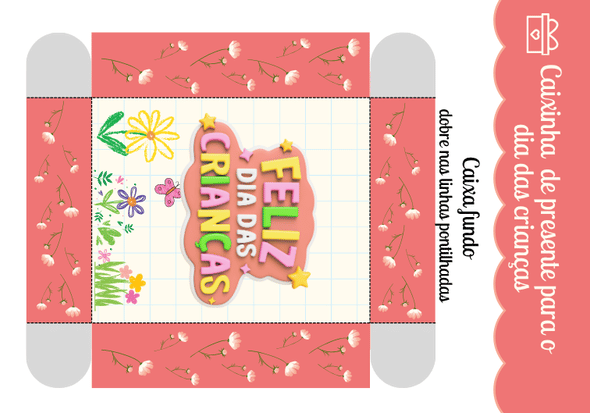 lembrancinha dia das crianças imprimir caixinha