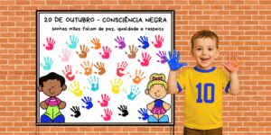 Cartaz Colaborativo Consciência Negra Para Imprimir