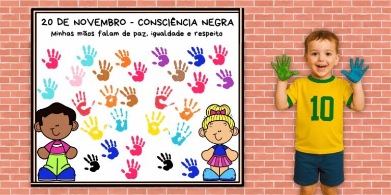 Cartaz Colaborativo Consciência Negra Para Imprimir