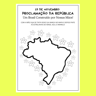 atividade proclamação da república infantil