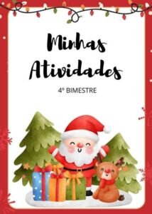 40 Capas de atividades natalinas coloridas para imprimir: modelos ...