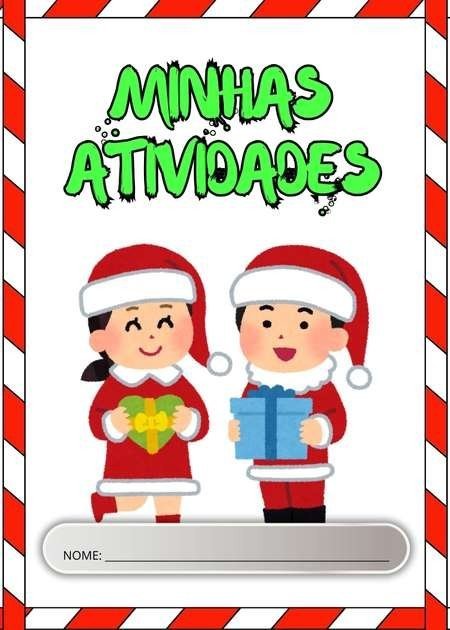 capas de atividades natalinas coloridas para imprimir gratis atividades natal pdf imprimir minimalista 09