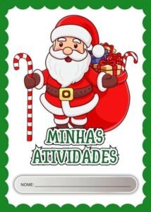 40 Capas de atividades natalinas coloridas para imprimir: modelos ...