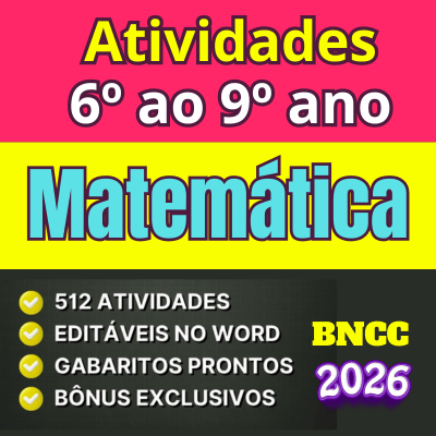 Atividades de matemática 6º ao 9º ano bncc 2026