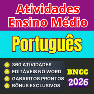 Atividades de português ensino médio alinhadas `a bncc 2026 para consolidação das habilidades estudas na disciplina