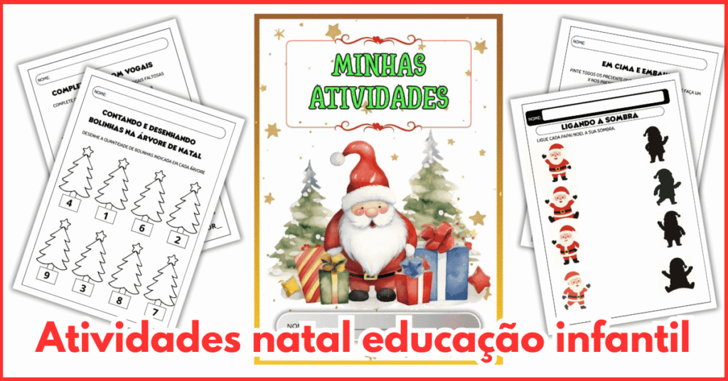 Atividades natal educação infantil podf imprimir