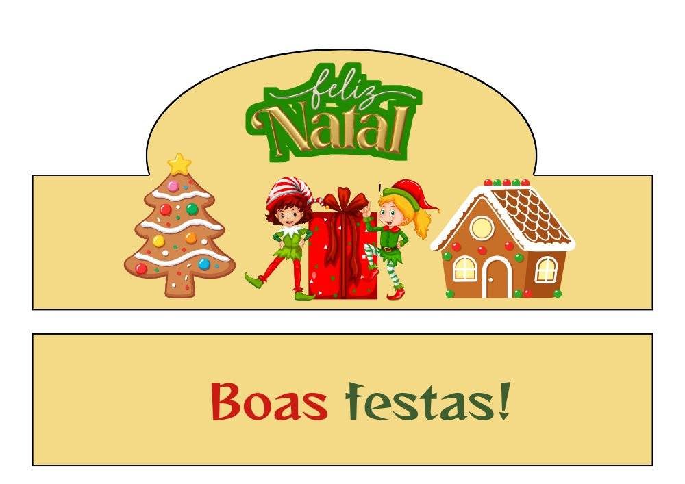 coroa natal atividade recorte colagem infantil 07