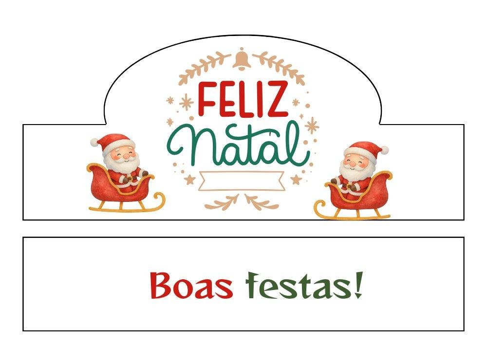 coroa natal duendes desenho infantil sala aula 06