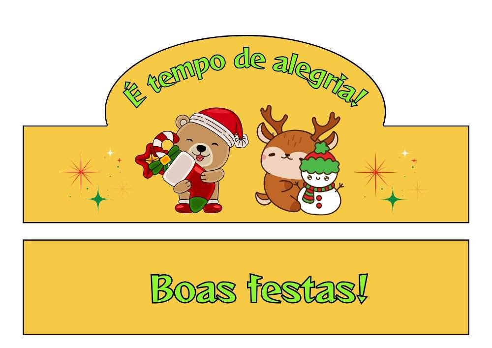 coroa natal modelo preto branco colorir educacao infantil 05