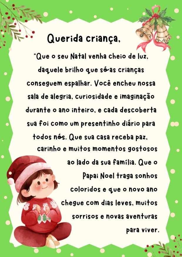 mensagem natal alunos cartao infantil arvore 01