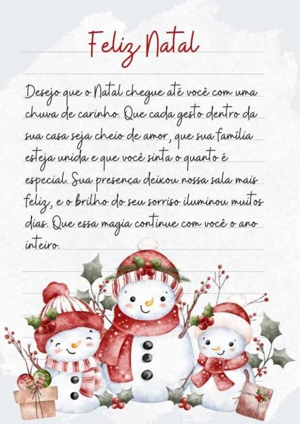 Mensagem de Natal para alunos Educação Infantil: 12 opções carinhosas ...