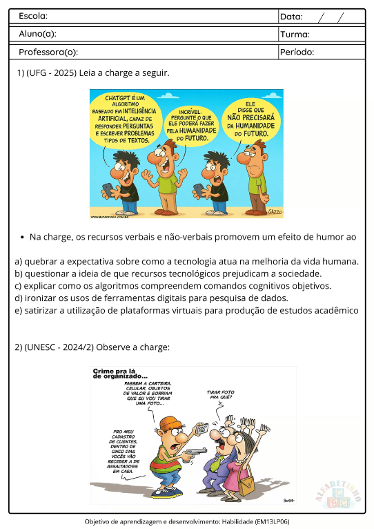 Atividades de portugues bncc 5