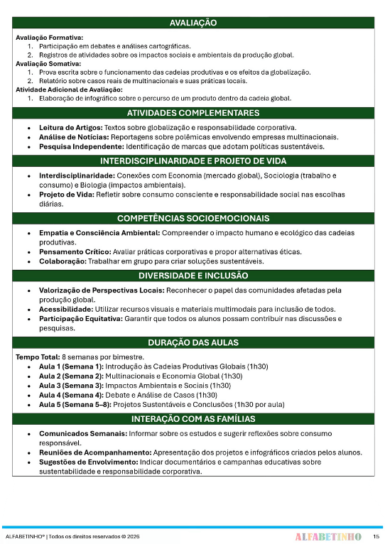 planejamento geografia ensino médio bncc 2026 editável com habilidades