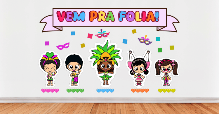 Painel carnaval para imprimir pdf