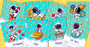 capinha de matéria menino para imprimir