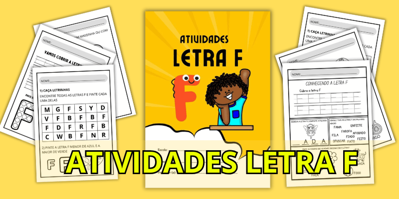 Atividades letra f para imprimir