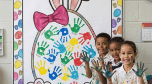 Cartaz coletivo para educação infantil tema páscoa