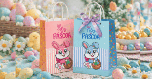 lembrancinha de páscoa sacolinha para doces