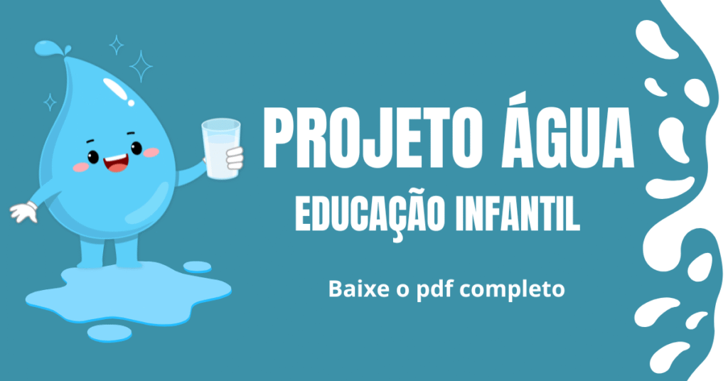 projeto agua educação infantil pdf para imprimir