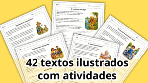 42 pequenos textos ilustrados com interpretação