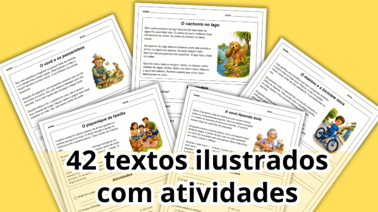 42 pequenos textos ilustrados com interpretação