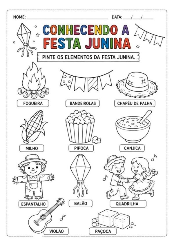 Sequência Didática Festa Junina Educação Infantil: Planejamento ...