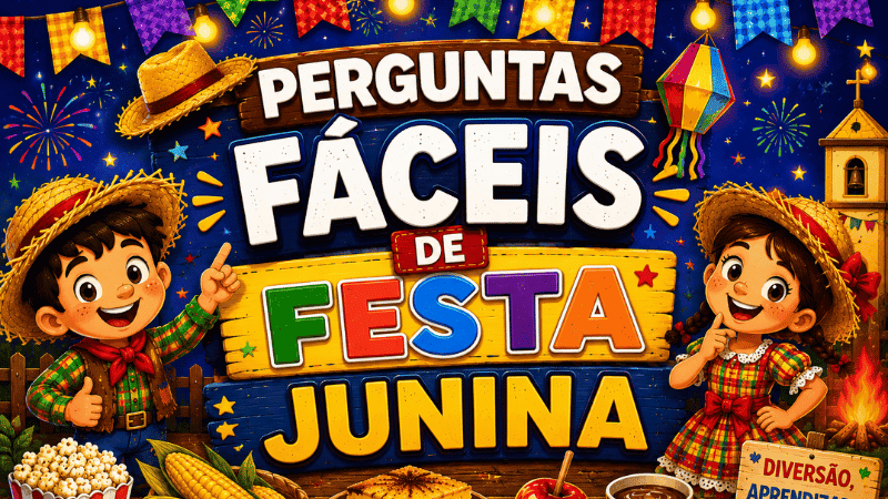 Perguntas sobre comidas típicas juninas para gincana de festa junina