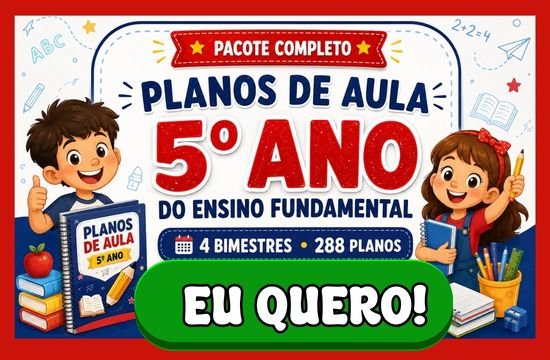 Pacote completo com 288 planos de aula do 5º ano