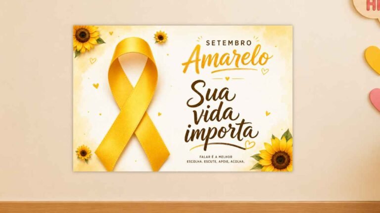 cartaz setembro amarelo para imprimir