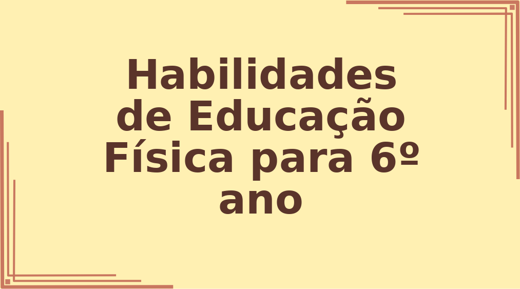 Habilidades de Educação Física para 6º ano capa