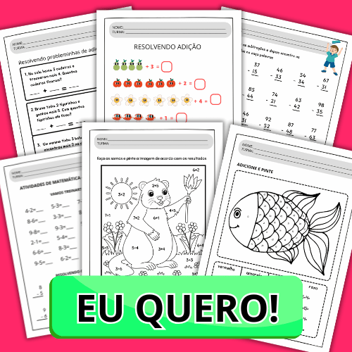 Atividades de matemática para 1º ano PDF imprimir