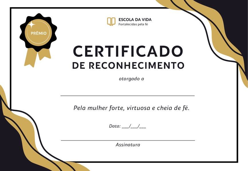 Certificado dia da mulher para imprimir