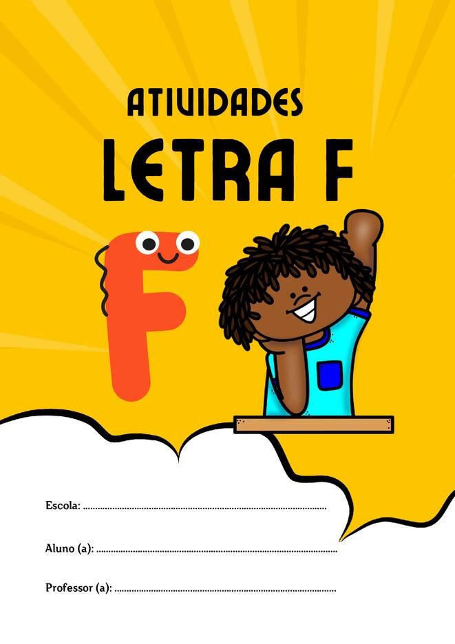 atividades letra F para imprimir