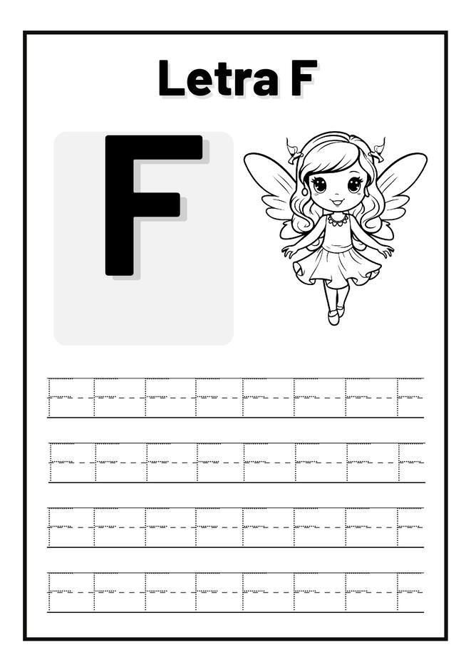 atividades letra F para imprimir