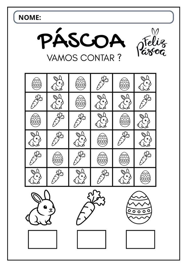 atividades páscoa educação infantil