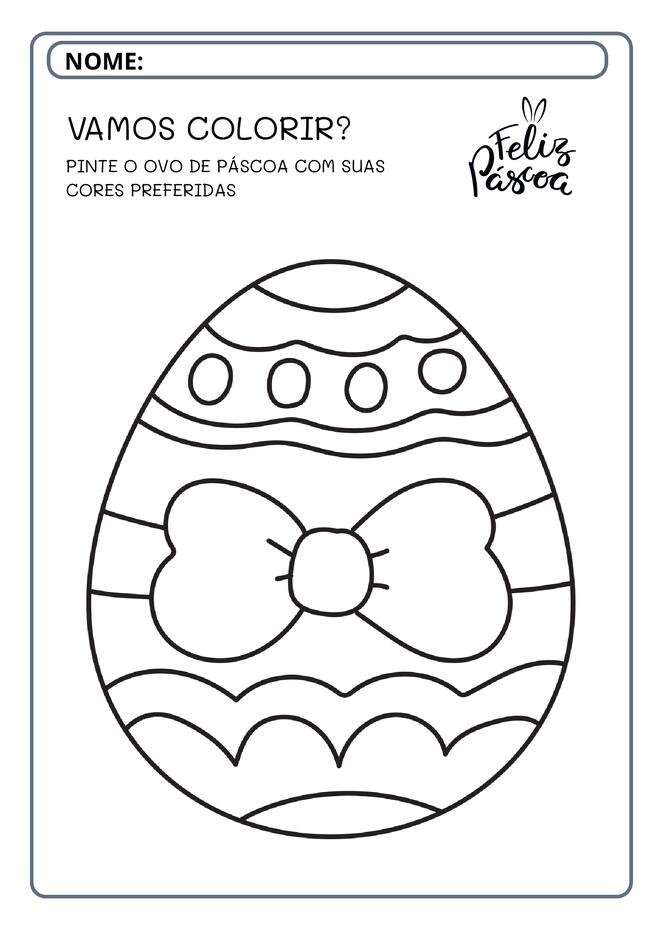 atividades páscoa educação infantil