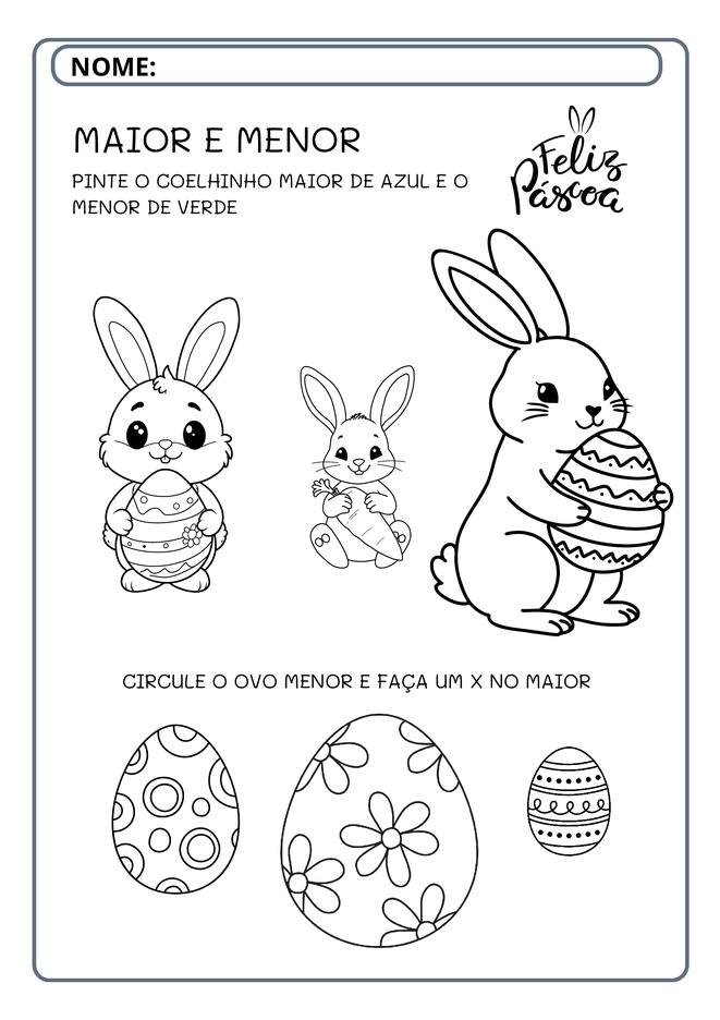 atividades páscoa educação infantil