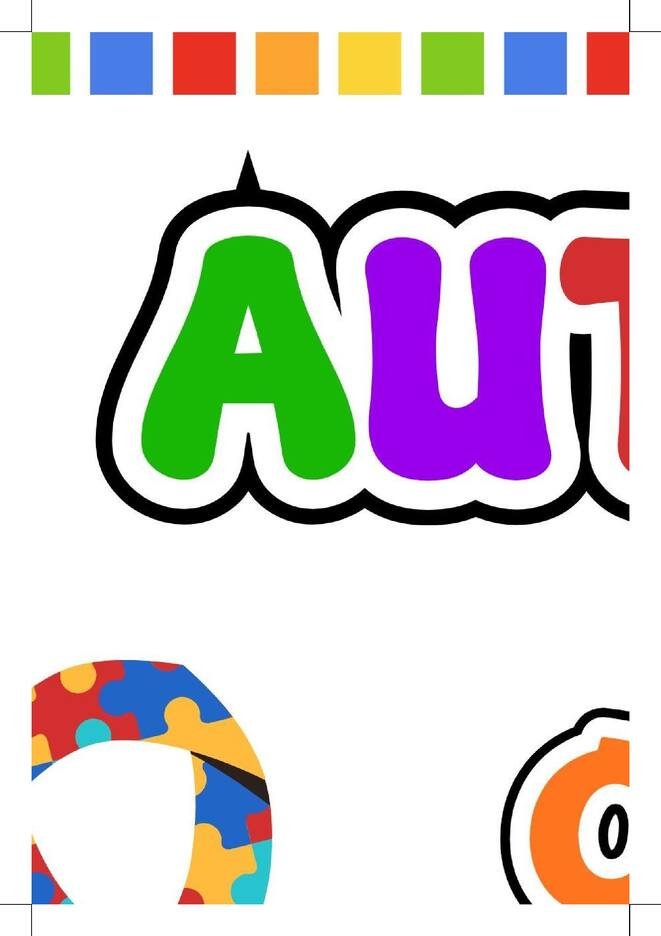 painel autismo para imprimir